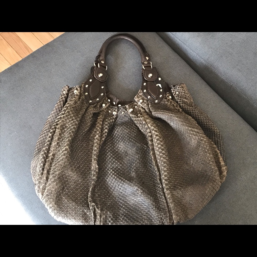 Gucci Python Pelham bag (Authentic) - Picture 7 of 8